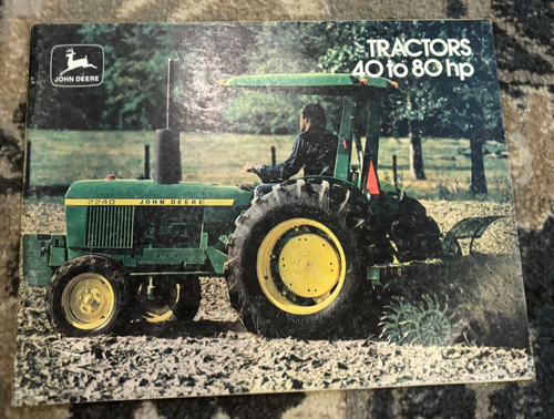 John Deere 2040 2240 2440 2640 2840 Traktor für 1976 Prospekt FCCA