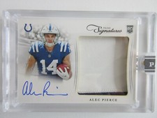 2022 Panini Instant NFL Prime Signatures Alec Pierce Rookie RC Auto SSP 5/10