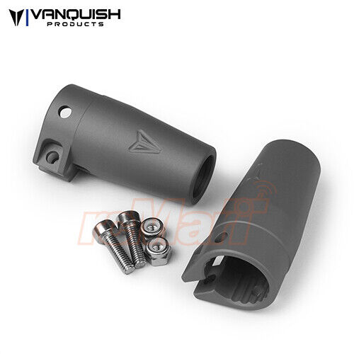 Vanquish Aluminum Clamping Lockouts Grey Anodized For Axial Wraith / Yeti RC - Picture 1 of 5