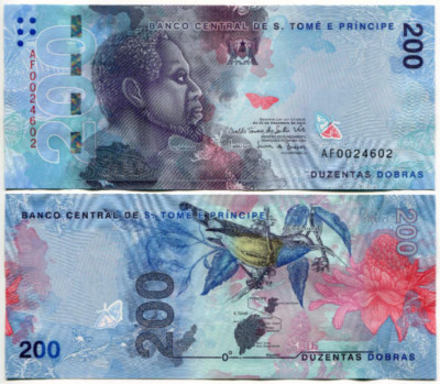 2021 Sao Tome and Principe 200 DOLLARS BANKNOTE CURRENCY UNC