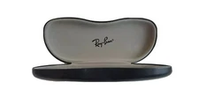 RAY-BAN Black Clamshell Glasses Eyeglasses Sunglasses Case Empty Holder