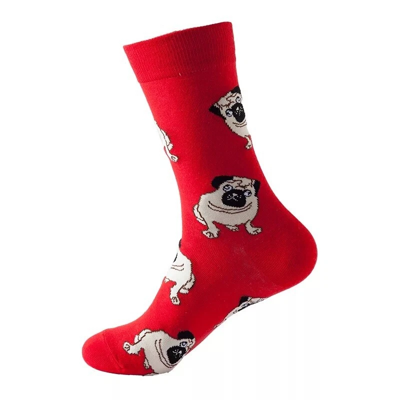 Calcetines divertidos para perros felices para hombre Foto 2 de 3