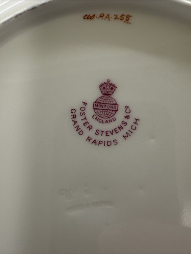 Minton Argyle Gold Dinner Plate, Gilt encrusted,Heart Design , 10 D Beautiful 5 - Picture 12 of 22