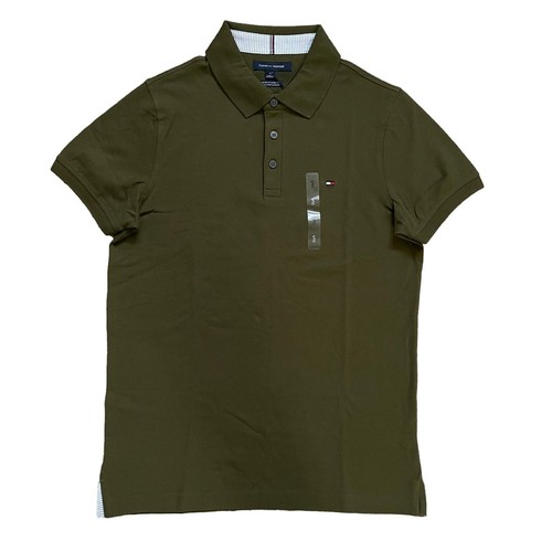 NWT Tommy Hilfiger Men's THFLEX Slim Fit Short Sleeve Mesh Polo Shirt 33 Colors - Picture 63 of 137