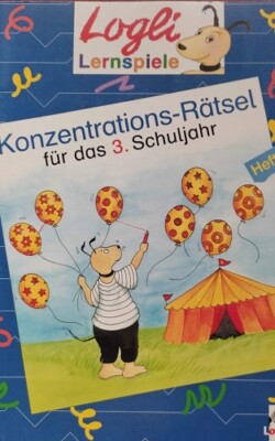 Konzentration fördern Kl 3 Konzentrationsrätsel Logli Arbeitshaft KV 32S neu