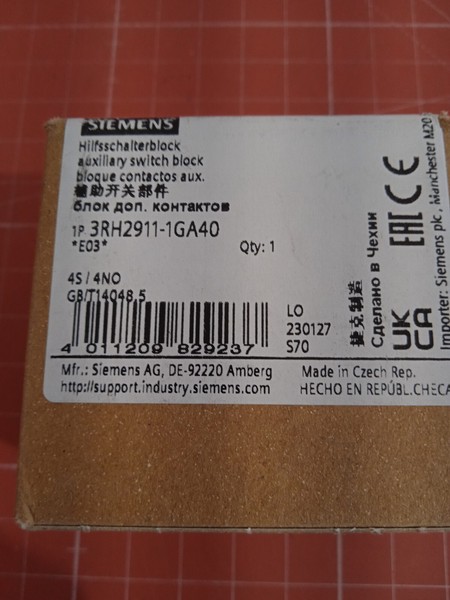 Siemens Hilfsschalterblock 4S 3RH2911-1GA40 _0.06_5-image