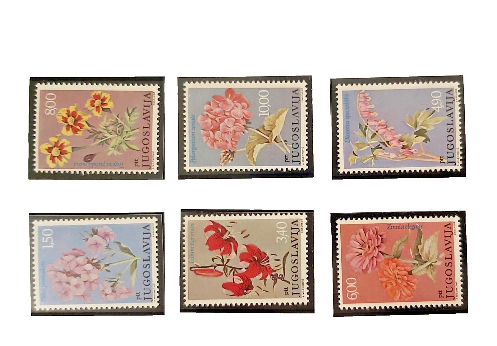 Mint Never Hinged/MNH Yugoslavian 1971-1980 Year of Issue Stamps