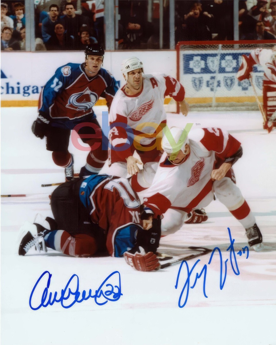 DARREN MCCARTY & CLAUDE LEMIEUX signed 8x10 Fighting Photo reprint