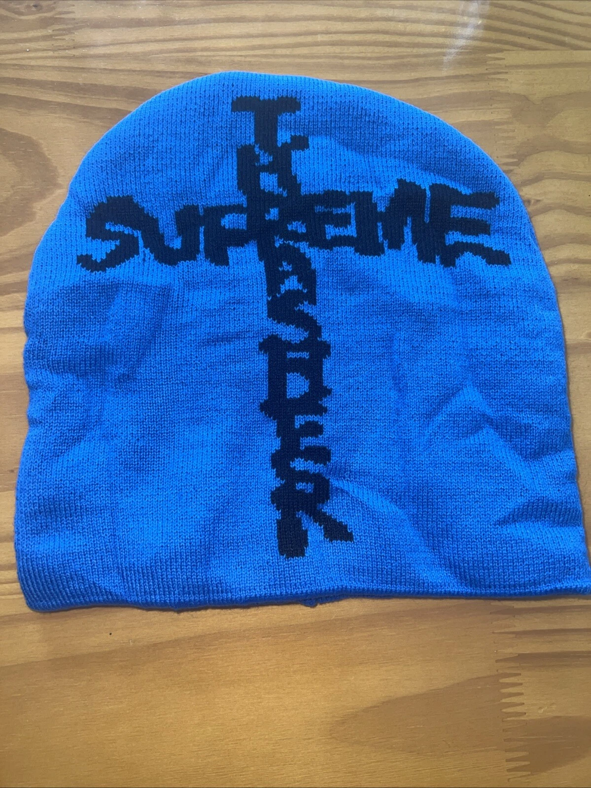 Casquette bonnet Supreme Thrasher bleu FW24 Supreme New York 2024