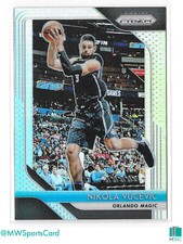 Nikola Vucevic 2018-19 Panini Prizm Silver Holo Prizm #169 Orlando Magic SP