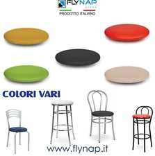 SEDILE SEDILI FONDELLO FONDELLI TONDI IMBOTTITO ECOPELLE COLORI VARI