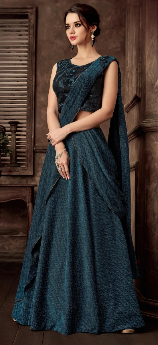 New indo hotsell western lehenga