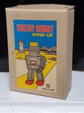 Tintoy Wind Up Robot New in Box Made in Japan