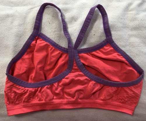 Girl's Small/S Champion Sports Bra Pink/PurpleRacerback Soft Unpadded Seamless - 第 3/3 張圖片