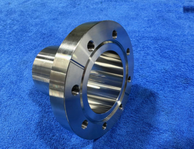 CF vacuum welding flange joint short pipe welding flange vacuum neck flange 304