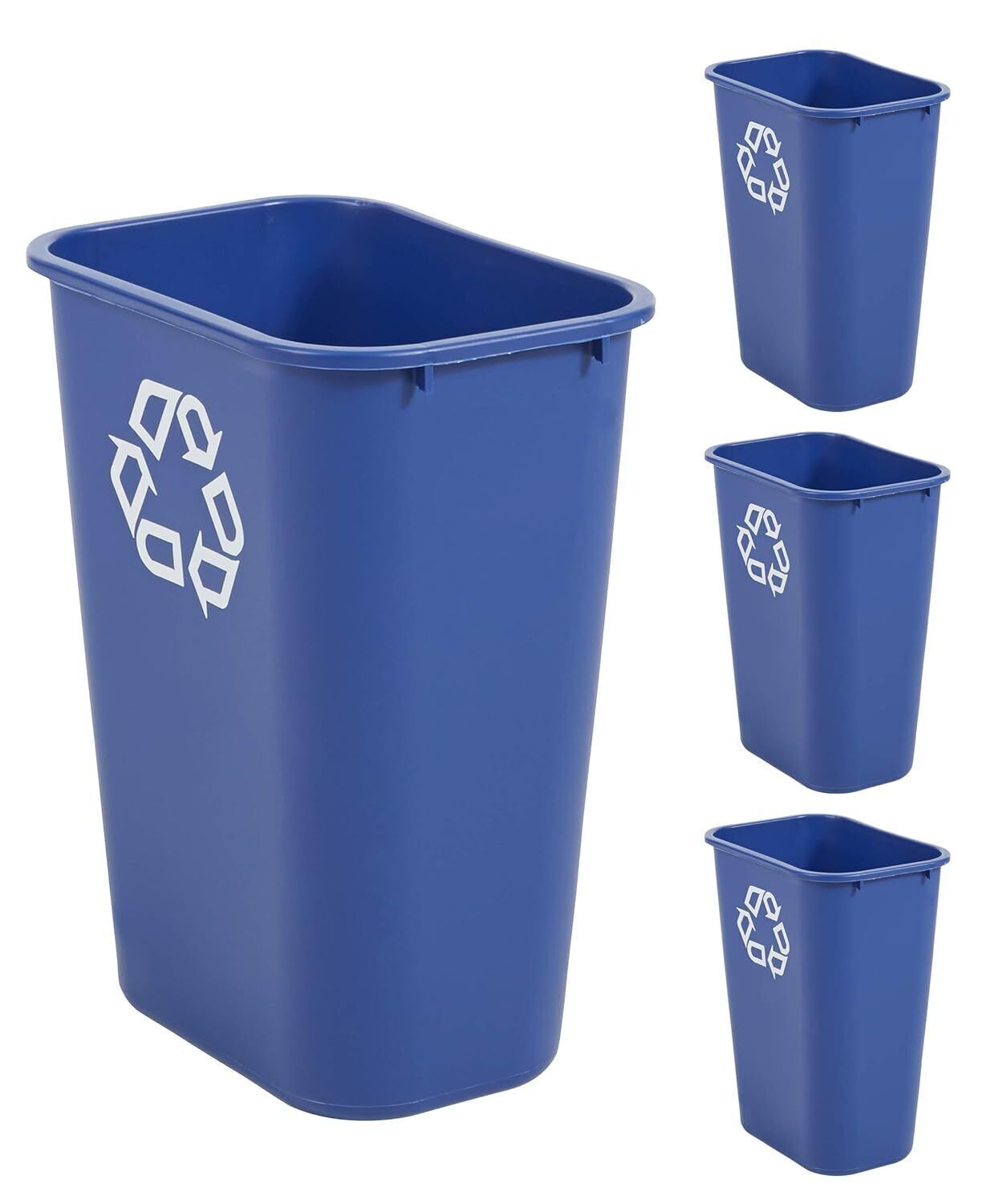 Commercial Products Wastebasket Deskside Recycling Can Large 41 Qt