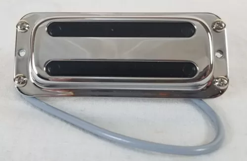 Rickenbacker 00031 Bass Toaster Neck Pickup Assembly Chrome, Works with Rickenba
