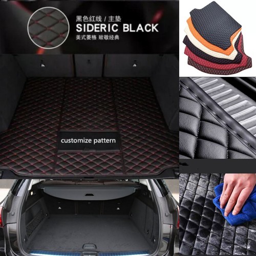 Fit For Cadillac Rear Carpets Custom Pu Leather Auto Waterproof Car Trunk Mats - Imagen 22 de 32