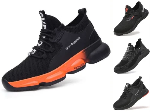Nuove scarpe da lavoro uomo donna sneakers sportive light steel cap scarpe antinfortunistiche- - Foto 1 di 19