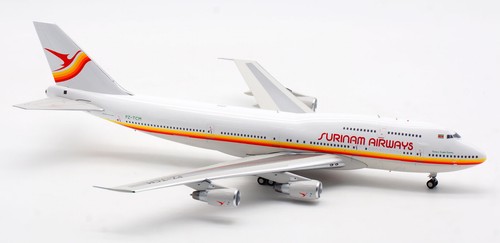 Vuelo 1:200 SURINAM AIRWAYS Boeing B747-300 avión diecast modelo PZ-TCM - Imagen 4 de 12