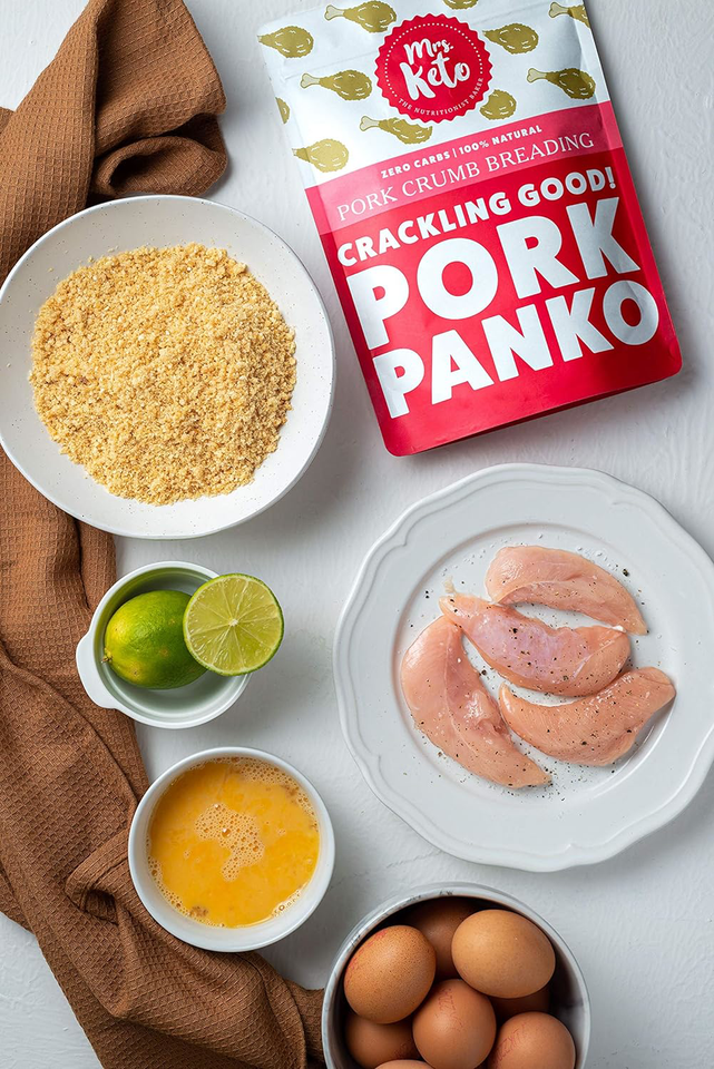 Pork Panko Breadcrumbs by Mrs. Keto 0g Carb Pork Crackling Crumbs