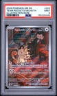 2025 POKEMON DESTINED RIVALS ILLUSTRATION RARE #203 TEAM ROCKET'S MEOWTH PSA 9