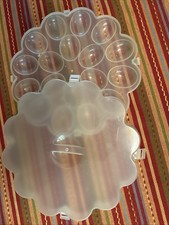 Deviled Egg Carrier And Dish With Locking Lid. Picnic Perfect
