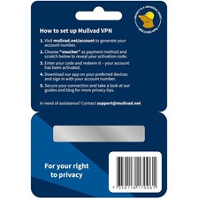Mullvad VPN Subscription  6  5 Devices