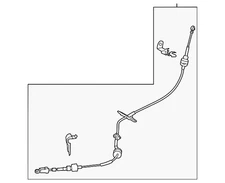 Genuine Ford Shift Control Cable DJ5Z-7E395-E