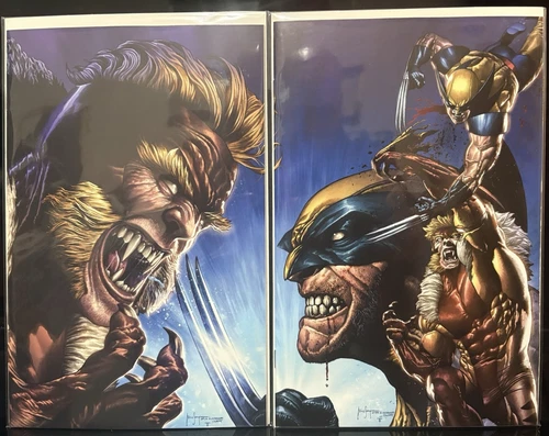 Wolverine #46 & 47 Mico Suayan Exclusive Connecting Virgin Set
