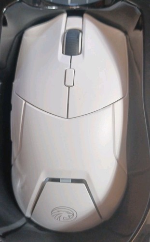 White Wireless Gaming Mouse, Tri Mode (2.4G/Bluetooth/Wired), PAW3311 Sensor - Picture 8 of 12