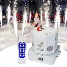 Double Head Spin 360 Spinning Rotating DMX Fireworks Sparkler Cold Spark Machine
