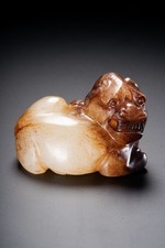 Rare Chinese Jade Tiger Monster Beast Lion the Han dynasty 206 B. C.-220 A. D.