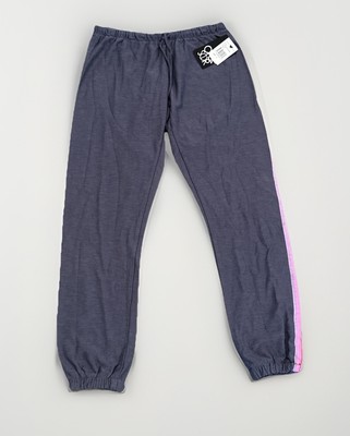 Chaser Lounge Pants Women s Size Small Purple Striped Joggers Llightweight