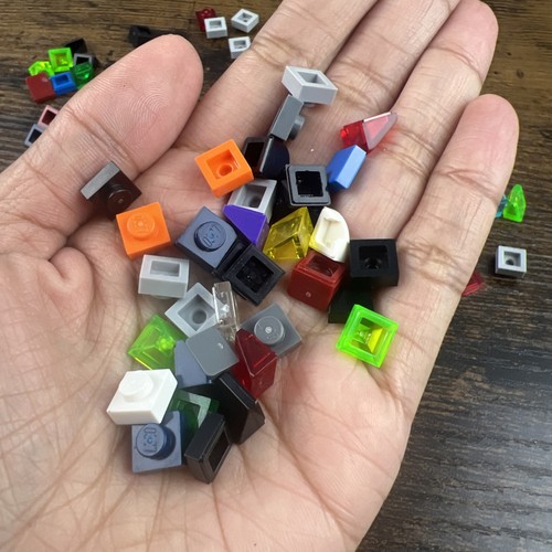 LEGO Assorted 1x1 Slope Slant Pieces Plates Bricks - Lot Of 1.6 OZ - Multicolor - Picture 3 of 9