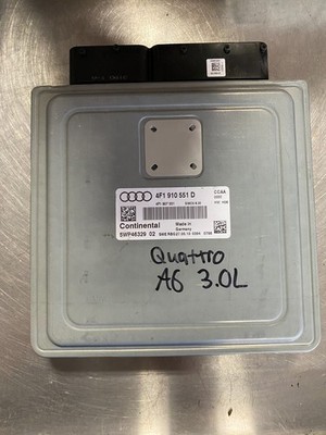 2009 2010 2011 Audi Quattro  A6 3.0L Engine Computer 4F1910551D 