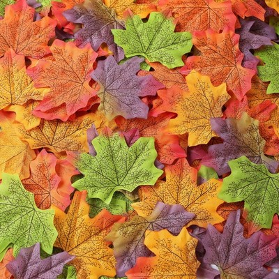 SITUMEIZI Fall Leaves Fake Fall Decoration for Home Autumn Fall Decor Maple L...