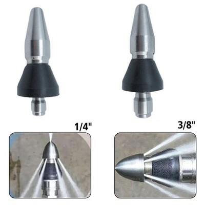 1/4'' Reinigungsdüse Drain Jetter Edelstahl Hochdruckreiniger Länge 79mm