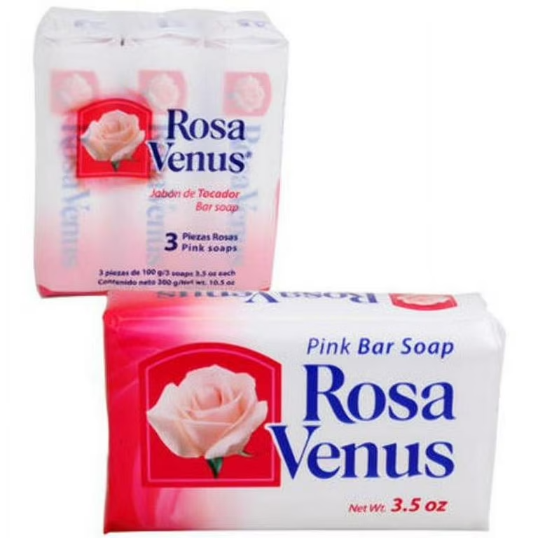 Rosa Venus Pink Soap- 3.5oz (3 PACK)