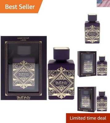 Bade'e Al Oud Amethyst Eau de Parfum - Long-Lasting 3.4oz Luxury Scent