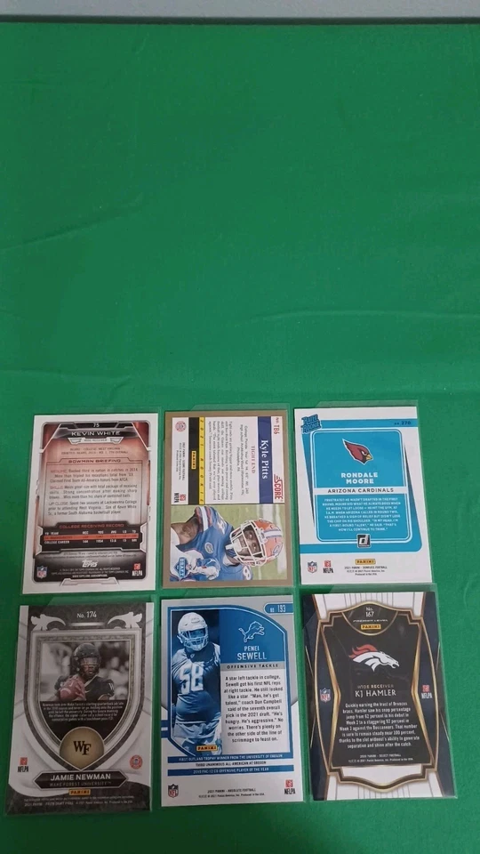 Lote de 52 tarjetas de fútbol americano NFL novatos Topps Prizm Illusions en su mayoría de la década de 2000 Foto 2 de 4