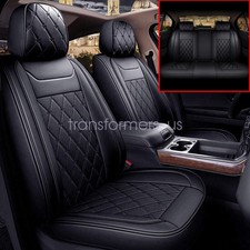 For Jeep Wrangler 2003-2017 Car 5-seat Covers Waterproof Pu Leather Full Set