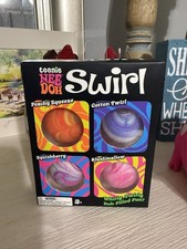 NeeDoh Teeny Swirl 4 Pack Squishy Fidget Toy Stress Balls Sensory Toy NEW