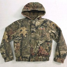 Mossy Oak Break-Up Infinity Camo Insulated Hunting Jacket Youth Kids Size S 6/7