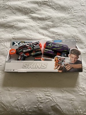 Zuru X-Shot Skins Mix Combo  Set  , 2 X Shots And Pack Of Air  Pellets NIB