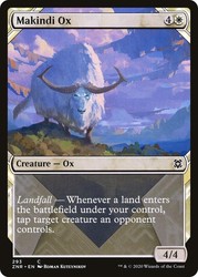 Makindi Ox (Showcase) Zendikar Rising #293