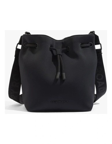 Country Road Bucket Bag in Black