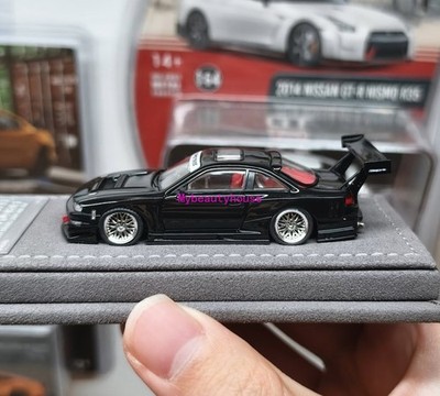 Mortal 1:64 Black Silvia S14 GT Spec V2 Seiji Sports Model Diecast