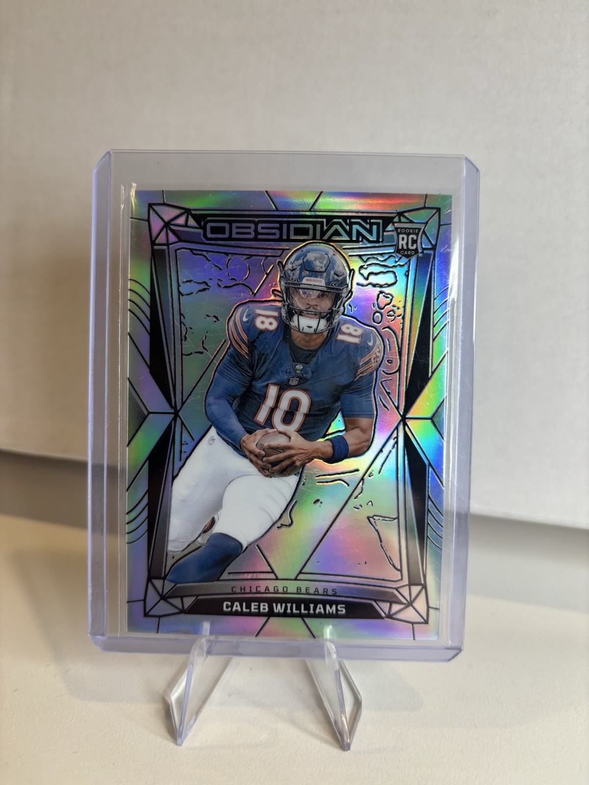 2024 Panini Obsidian - Caleb Williams #31 Silver /75 (RC)