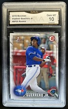 2016 Bowman Vladimir Guerrero Jr. 1st Prospect #BP55 Blue Jays GMA 10